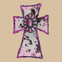 Cowhide Pink Gemstone Cross Heavyweight Hoodie | Teevron