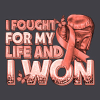 I Fought For My Life And I Won Uterine Cancer Peac Heavyweight Hoodie | Teevron