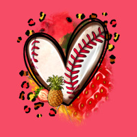 Fruits And Baseball Heart Premium Sweatshirt | Teevron