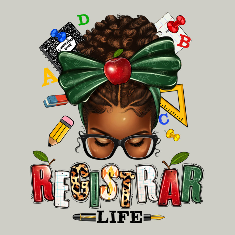 Registrar Life Afro Messy Bun Heavyweight Hoodie by texasbilliewilder | Teevron