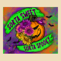 Sorta Sweet Sorta Spooky Mousepad Premium Hoodie | Teevron