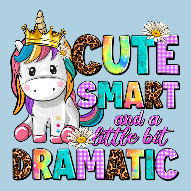Cute Smart And A Little Bit Dramatic Unicorn Premium Hoodie by AdoDesignShop | Teevron