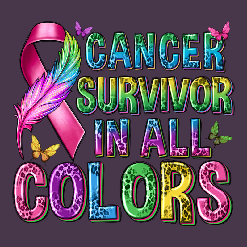 Cancer Survivor In All Colors Heavyweight Hoodie by texasbilliewilder | Teevron