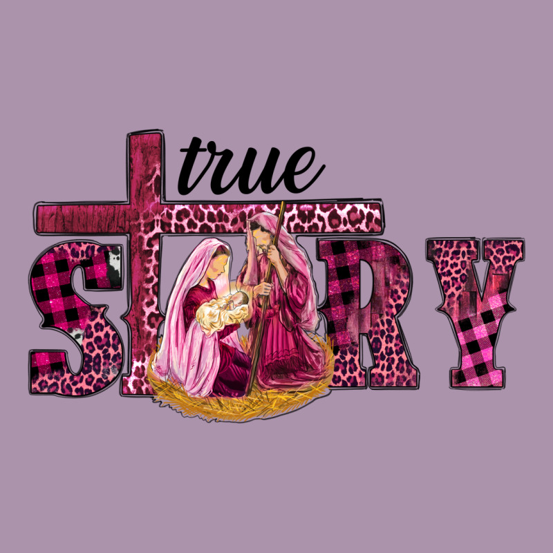 Pink Christmas True Story Holy Family Heavyweight Hoodie by RanaPortraitStore | Teevron