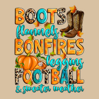 Boots Flannels Bonfires Leggins American Football Heavyweight Hoodie | Teevron