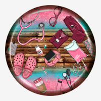 Nurse Round Earrings Urban Hoodie | Teevron