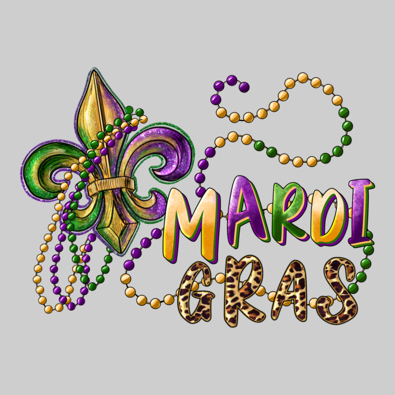 Mardi Gras Fleur De Lis And Beads Premium Sweatshirt by RanaPortraitStore | Teevron