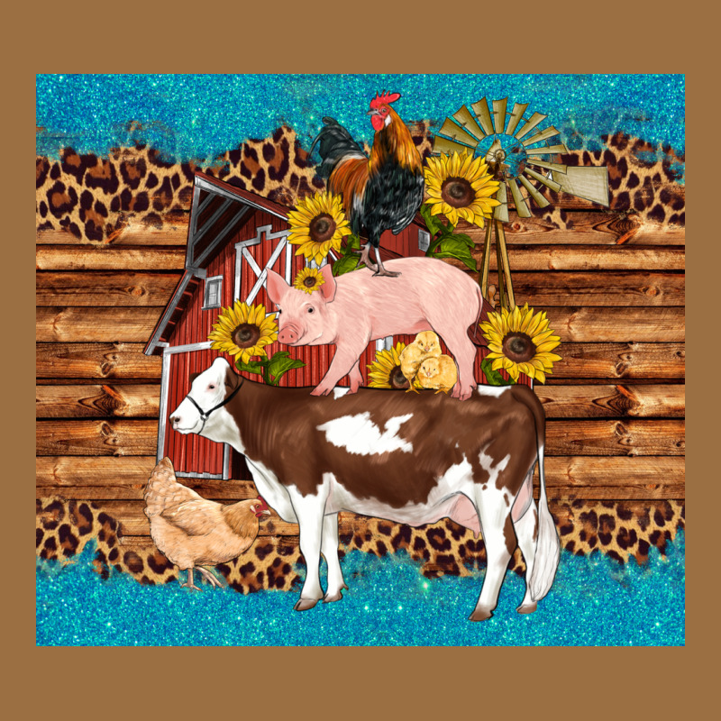 Western Farm Cow Pig Rooster Chick Farm Chicken Barn Vintage Tee by Artiststas | Teevron