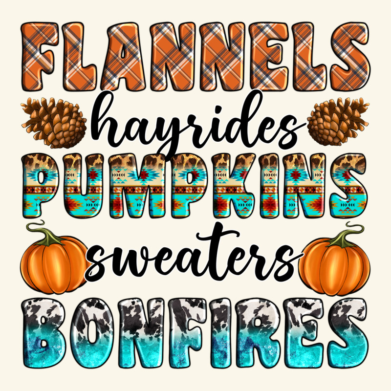 Flannels Hayrides Pumpkins Sweaters Bonfires Premium Hoodie by Artiststas | Teevron