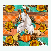 Goat Family Fall Pumpkins Gemstone Premium Hoodie | Teevron