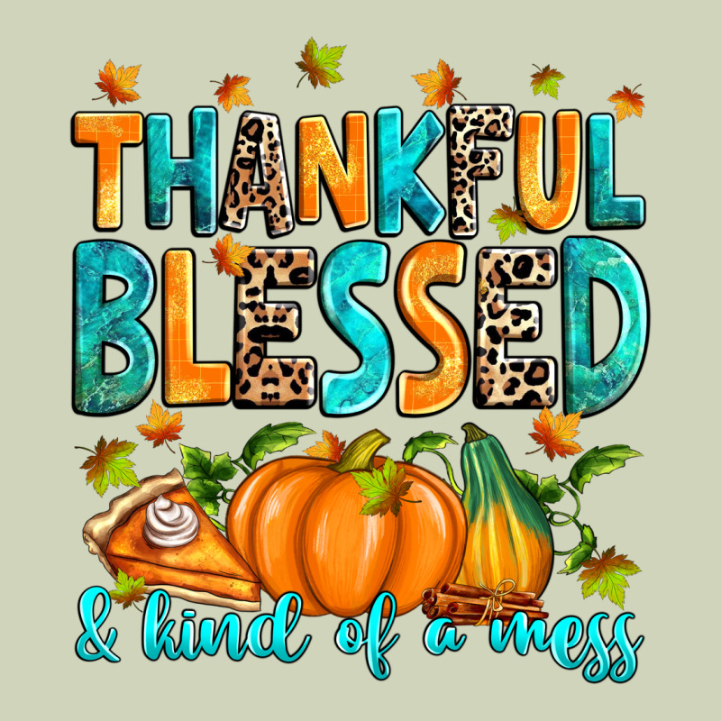 Thankful Blessed And Kind Of A Mess Heavyweight Hoodie by RanaPortraitStore | Teevron