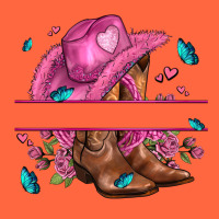 Pink Cowgirl Hat And Roses Premium Hoodie | Teevron