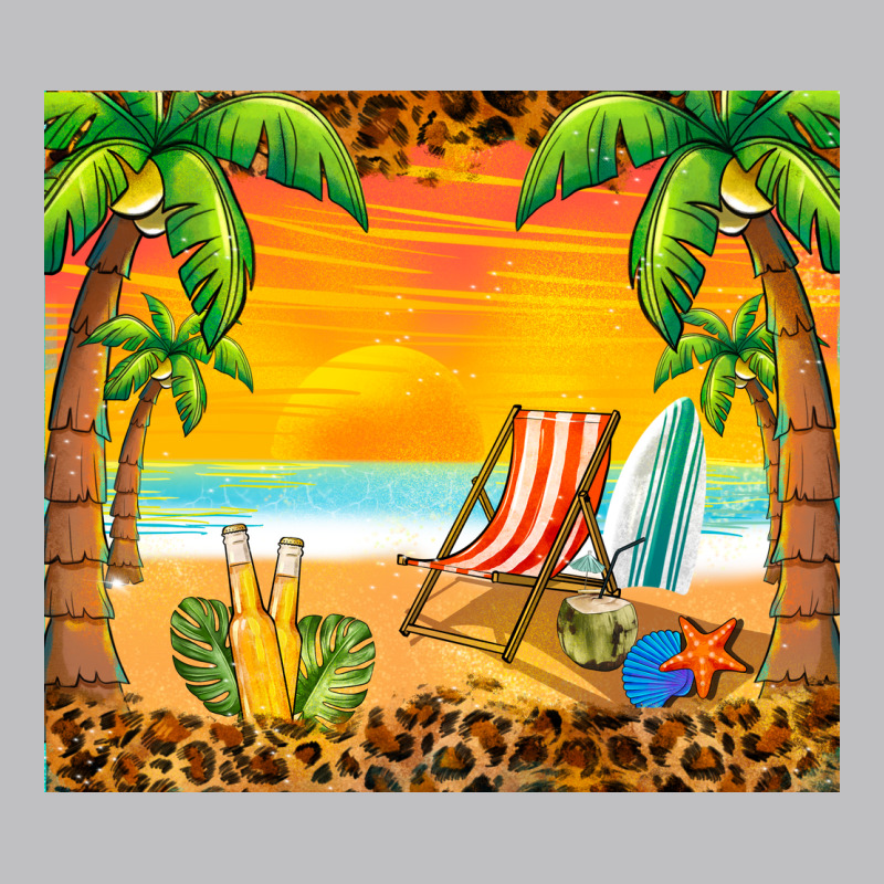 Sunset Beach Long Sleeve Tee by BarkalooDesign | Teevron