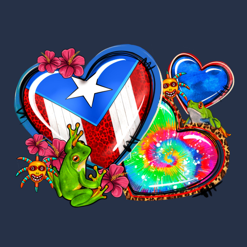Western Leopard Puerto Rico Hearts Premium Hoodie by AdoDesignShop | Teevron