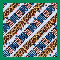 American Mama Leopard Seamless Pattern Urban Hoodie | Teevron