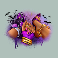 Halloween Sneaker And Heel Afro Woman Heavyweight Hoodie | Teevron