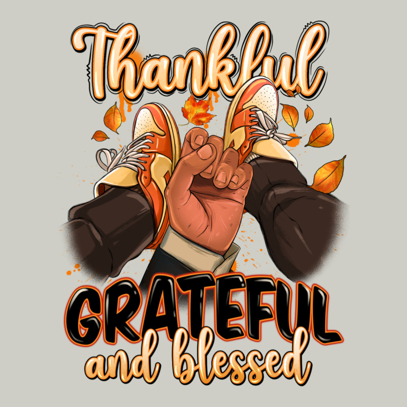 Thankful Grateful And Blessed Black Man Sneakers Heavyweight Hoodie by RanaPortraitStore | Teevron
