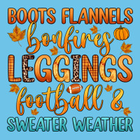 Boots Flannels Bonfires Leggins Football Premium Sweatshirt | Teevron
