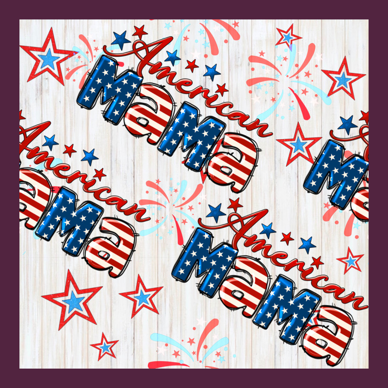 American Mama Seamless Pattern Urban Hoodie by BundleAndBundleShop | Teevron