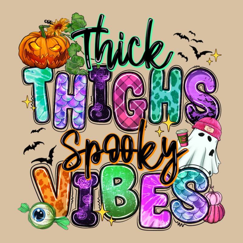 Thick Thighs Spooky Vibes Heavyweight Hoodie by RanaPortraitStore | Teevron