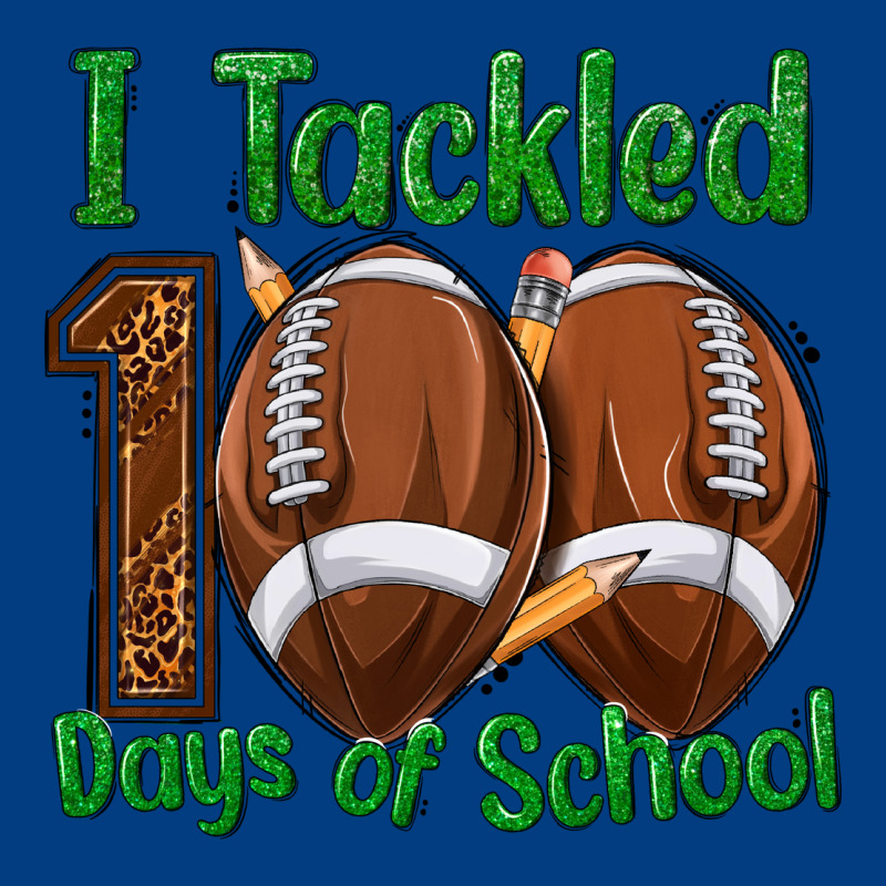 I Tackled 100 Days Of School Football Premium Sweatshirt by texasbilliewilder | Teevron