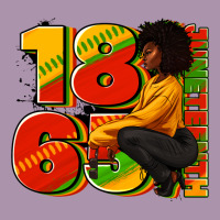 1865 Juneteenth Afro Woman Heavyweight Hoodie | Teevron