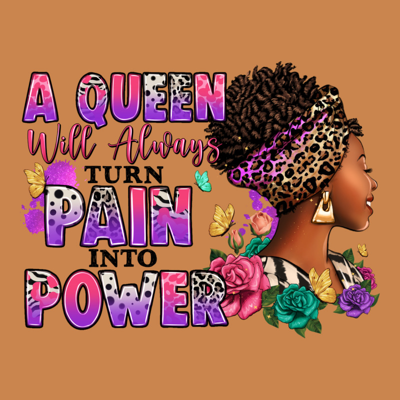 A Queen Will Always Turn Pain Into Power Heavyweight Hoodie by RanaPortraitStore | Teevron