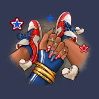 Baseball Afro Girl Sneakers Heavyweight Hoodie | Teevron