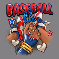 Baseball Life Afro Girl Sneakers Heavyweight Hoodie | Teevron