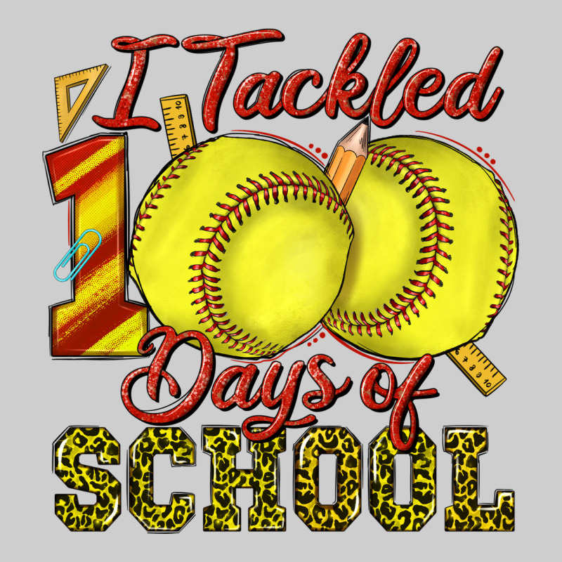 I Tackled 100days Of School Softball Premium Sweatshirt by texasbilliewilder | Teevron