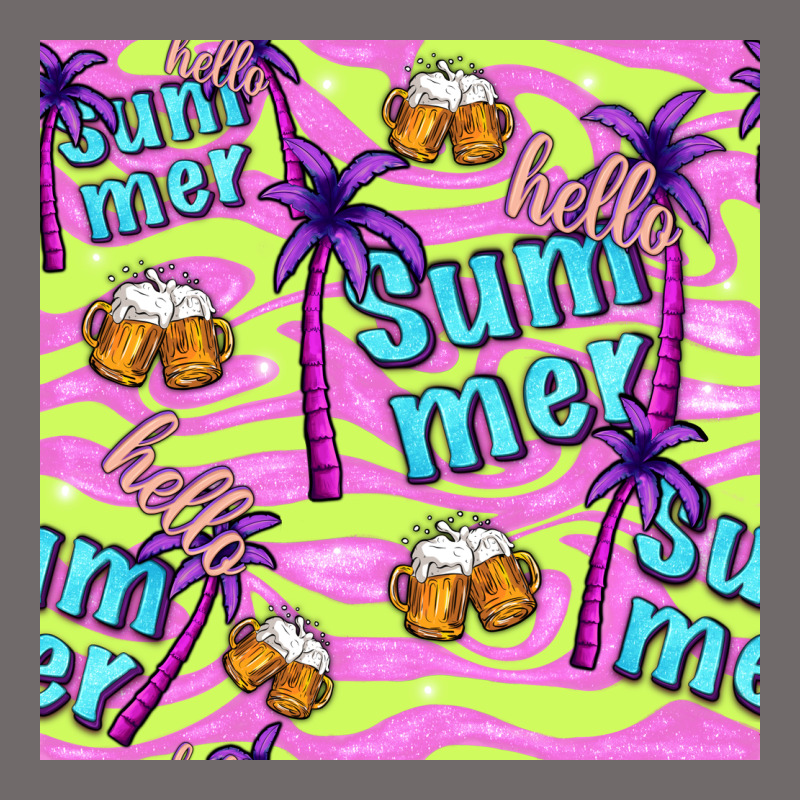 Hello Summer And Beer Seamless Pattern Urban Hoodie by BundleAndBundleShop | Teevron