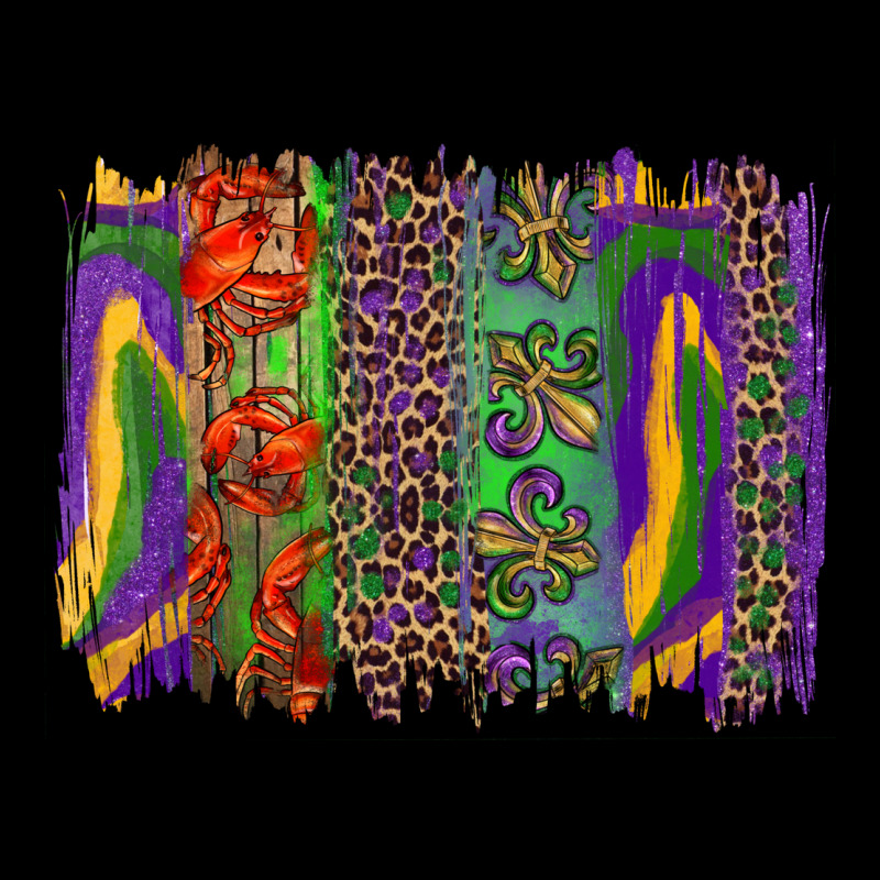 Mardi Gras Brushstroke Premium Sweatshirt by RanaPortraitStore | Teevron