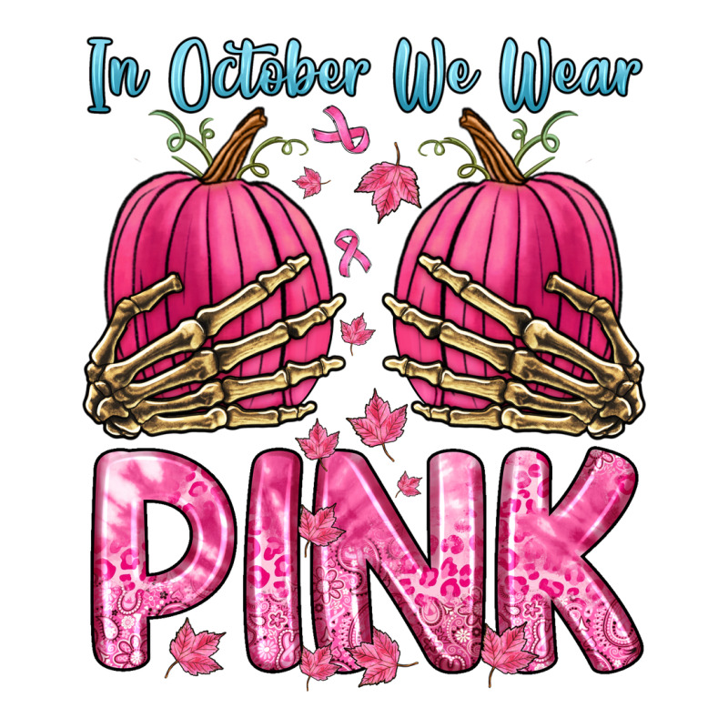 In October We Wear Pink Premium Sweatshirt by Zillion Design Studio | Teevron