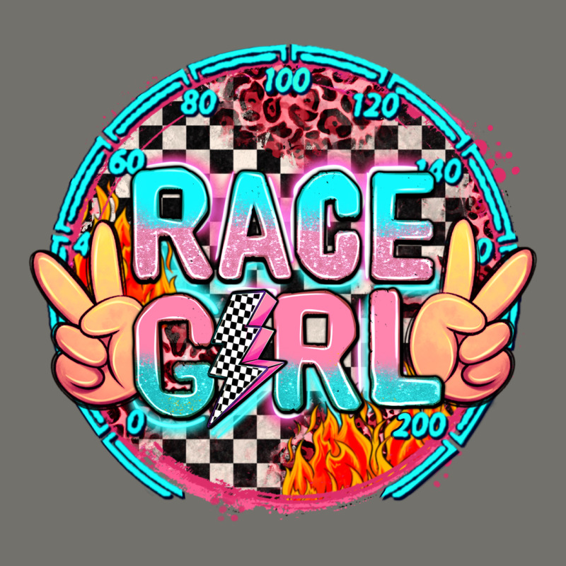 Race Girl With Leopard And Peace Hand Premium Hoodie by AdoDesignShop | Teevron