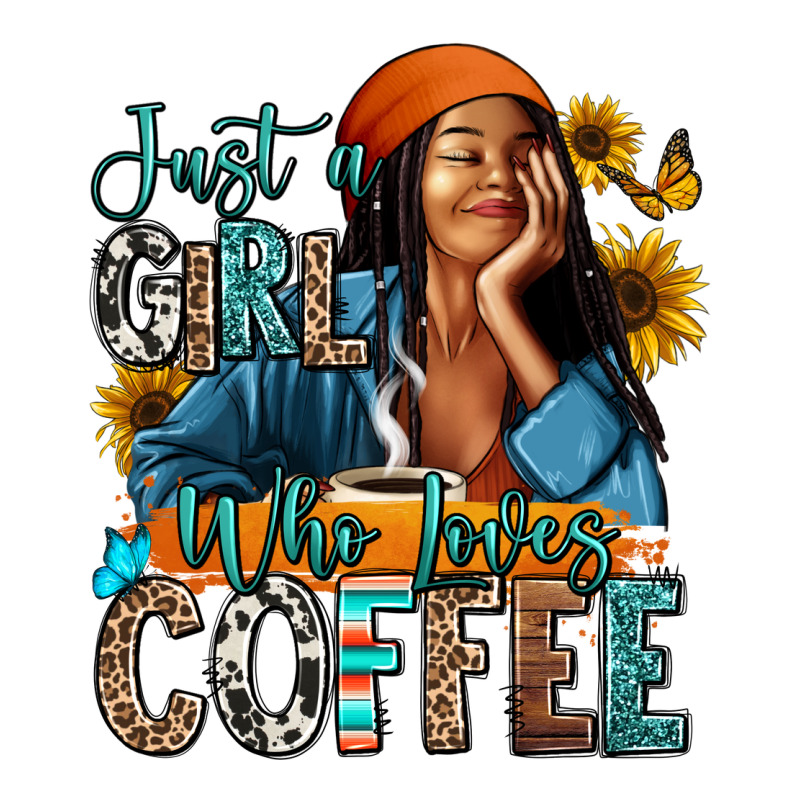 Just A Girl Who Loves Coffee Heavyweight Hoodie by RanaPortraitStore | Teevron
