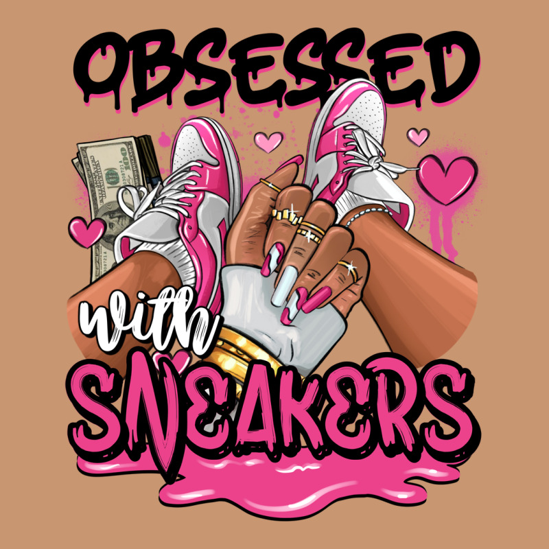 Obsessed With Sneakers Pink Afro Woman Heavyweight Hoodie by RanaPortraitStore | Teevron