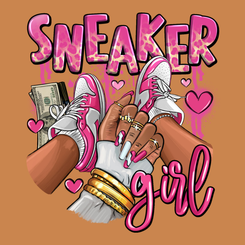 Pink And White Sneaker Girl Heavyweight Hoodie by RanaPortraitStore | Teevron