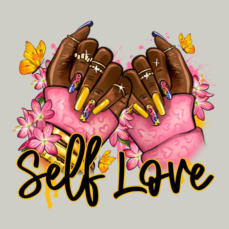 Self Love Pink Afro Nails Heavyweight Hoodie by RanaPortraitStore | Teevron