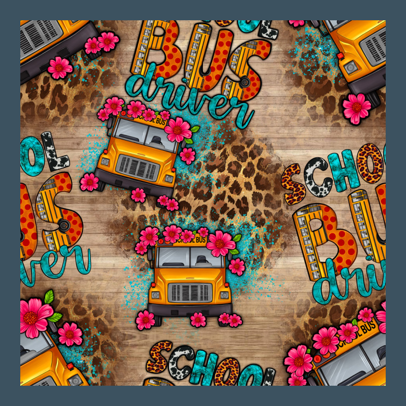 School Bus Driver And Flower Seamless Patterns Urban Hoodie by BundleAndBundleShop | Teevron