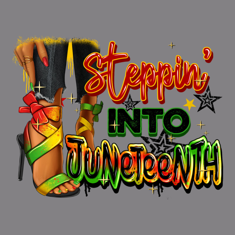 Steppin' Into Juneteenth Black Fashion Girl Heavyweight Hoodie by RanaPortraitStore | Teevron