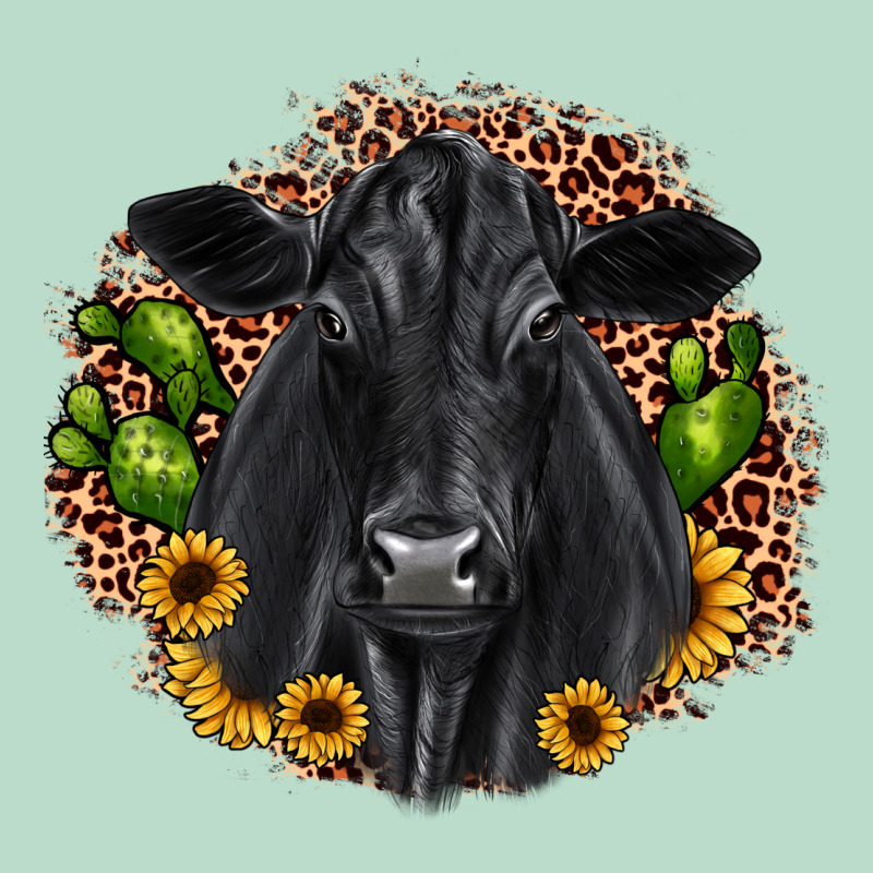 Black Angus Cactus Sunflower Premium Hoodie by JahusDesignShop | Teevron
