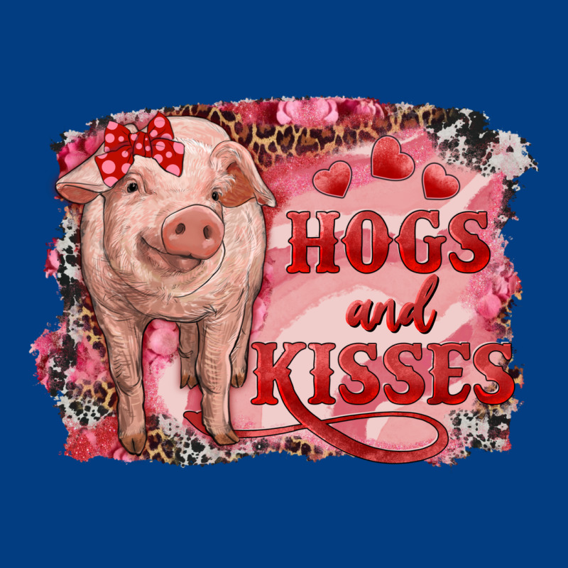 Valentine's Day Pig Hogs And Kisses Premium Sweatshirt by RanaPortraitStore | Teevron
