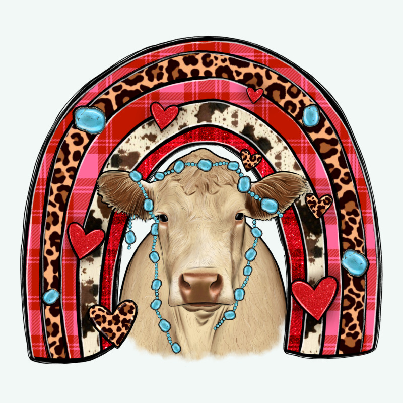 Valentines Charolais  Rainbow Premium Hoodie by JahusDesignShop | Teevron