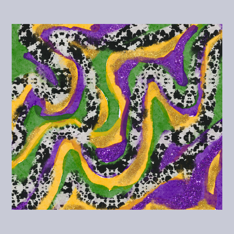 Mardi Gras Cowhide Heavyweight Hoodie by RanaPortraitStore | Teevron