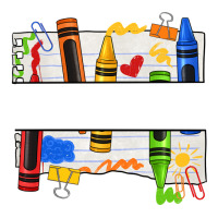 Custom Teacher Name Crayon Premium Sweatshirt | Teevron