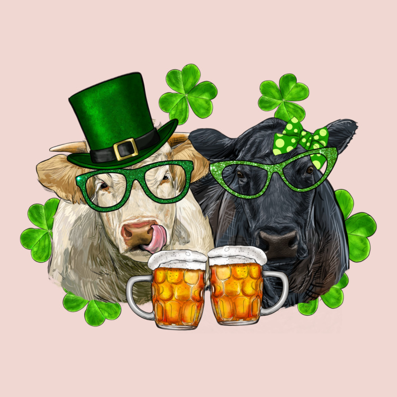 St. Patrick's Day Charolais And Black Angus Cows Premium Sweatshirt by RanaPortraitStore | Teevron