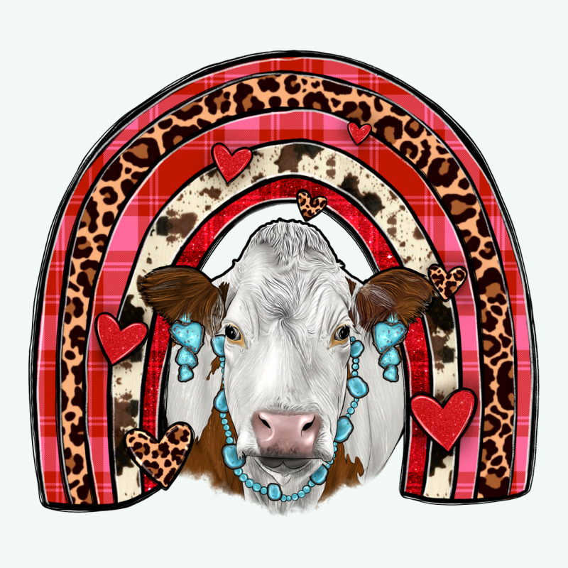 Valentines Simmental  Rainbow Premium Hoodie by JahusDesignShop | Teevron