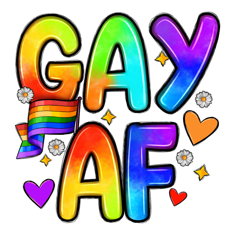 Gay Af Premium Sweatshirt by Zillion Design Studio | Teevron