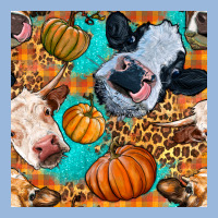 Autumn Cows Seamless Pattern Premium Hoodie | Teevron