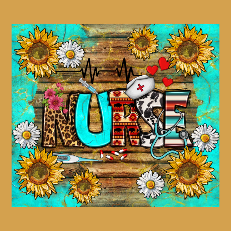 Sunflower And Daisy Nurse Tumbler Urban Hoodie by BundleAndBundleShop | Teevron